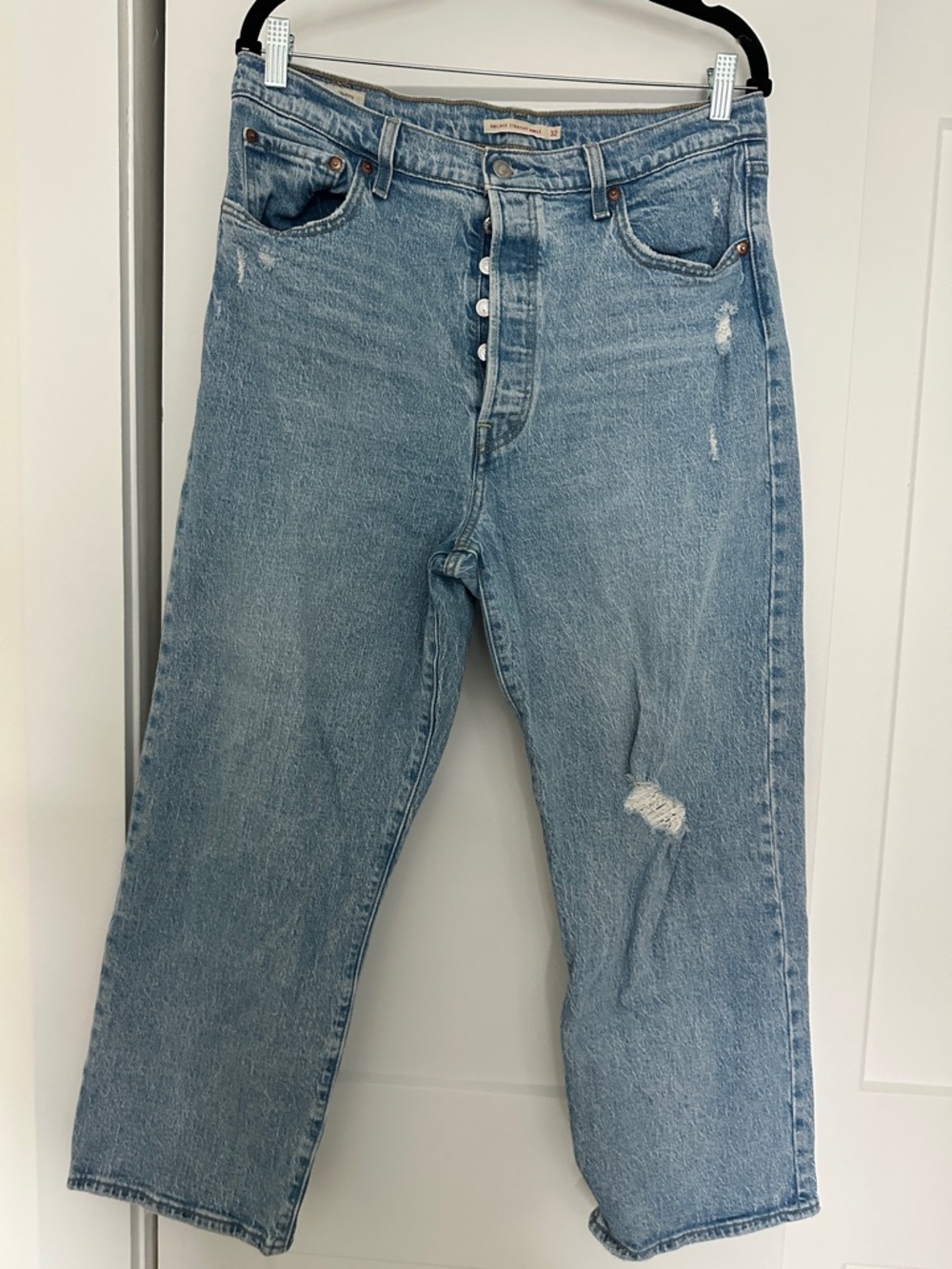 Women’s Levi Ribcage Ankle Straight Jeans 32x27